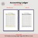 Printable Accounting Ledger Book, Account Tracker and Ledger Sheets for Small Businesses and ...