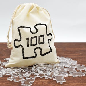 The Invisible Jigsaw Puzzle - Challenging and Unique Acrylic Puzzle | Impossible Puzzle | Puzzle For Adults | Clear Jigsaw Puzzle