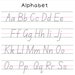 Handwriting Practice Printable Dotted Alphabet Educational EYFS Pre ...