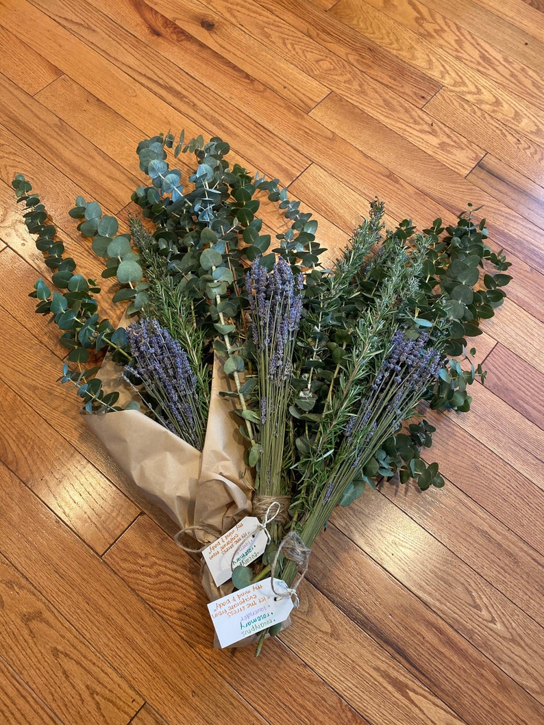 Eucalyptus Lavender Rosemary Bundle Etsy