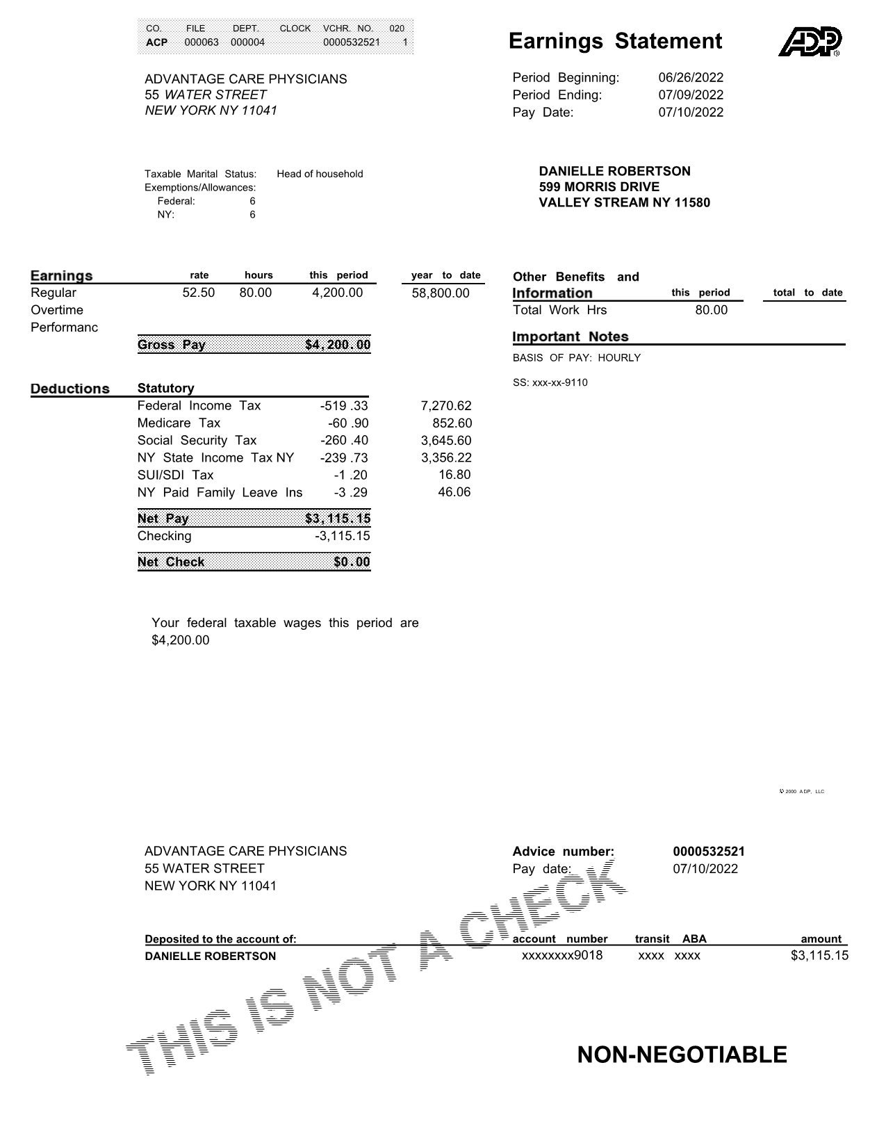 Adp Paystub Calculator - 60s13v0