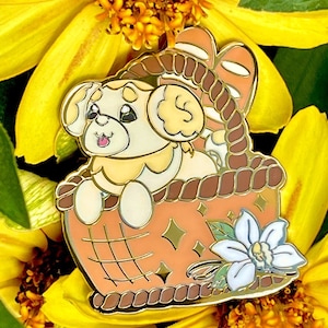 Fidough Bread Basket Enamel Pin
