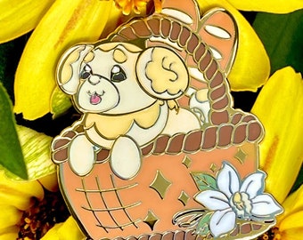 Fidough Bread Basket Hard Enamel Pin