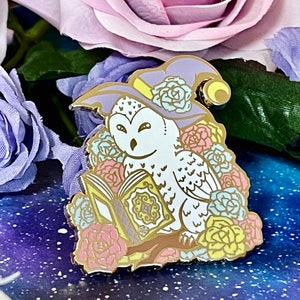 Wizard Owl Hard Enamel Pin