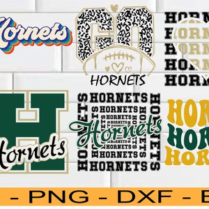 Team Mascot Svg, Hornets Team Svg, Stacked Hornets SVG, Hornets Mascot svg, Hornets svg, Hornets School Team svg,Cricut Files