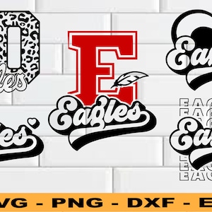 Eagles Mascot Svg, Eagle Sublimation, Svg Files For Cricut, Eagles Football Svg, School Team Svg, Eagles School Svg, Eagles Team Svg