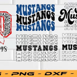 Team Mascot Svg, Mustangs Team Svg, Mustangs Football PNG, Mustangs Fan, Mustangs School Spirit, Team Mascot Dtf Svg Epx Jpg Png