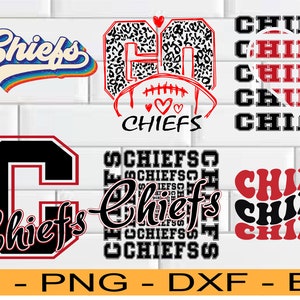 Chiefs Mascot SVG: Retro Football Cheer Design (Digital File)