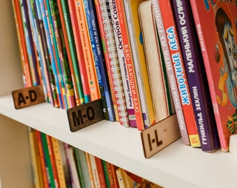Vinyl record Dividers, Alphabet dividers, Lp dividers, Record Separator, Album dividers, Book dividers, Record Storage