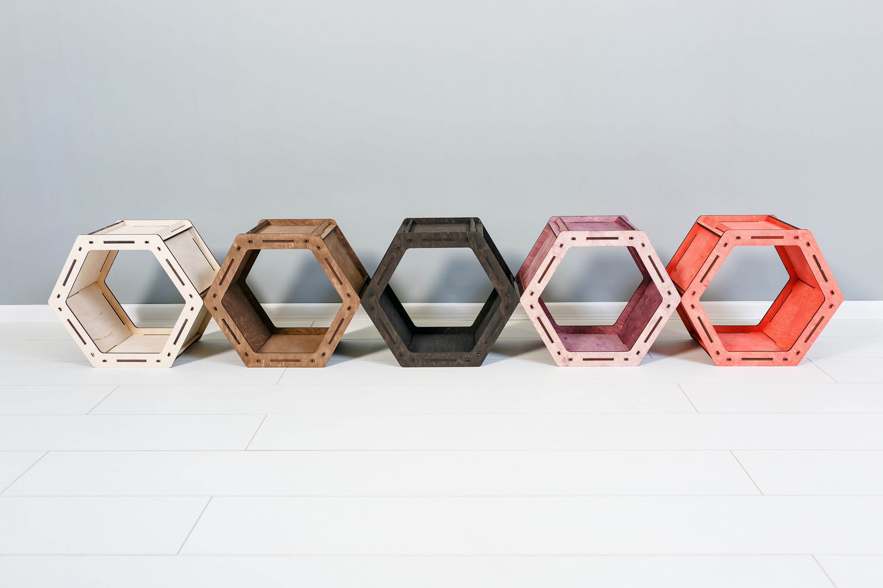 Sechseck Regale Holz handgefertigte Regale für Haus Artikel | Etsy