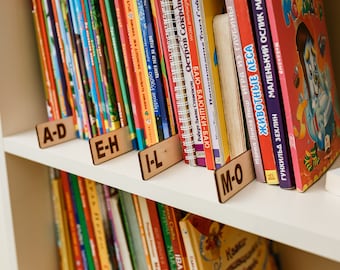 Record Dividers, Eco Friendly, Alphabet dividers, Book dividers, Record Separator, Album dividers, Book dividers, Record Storage