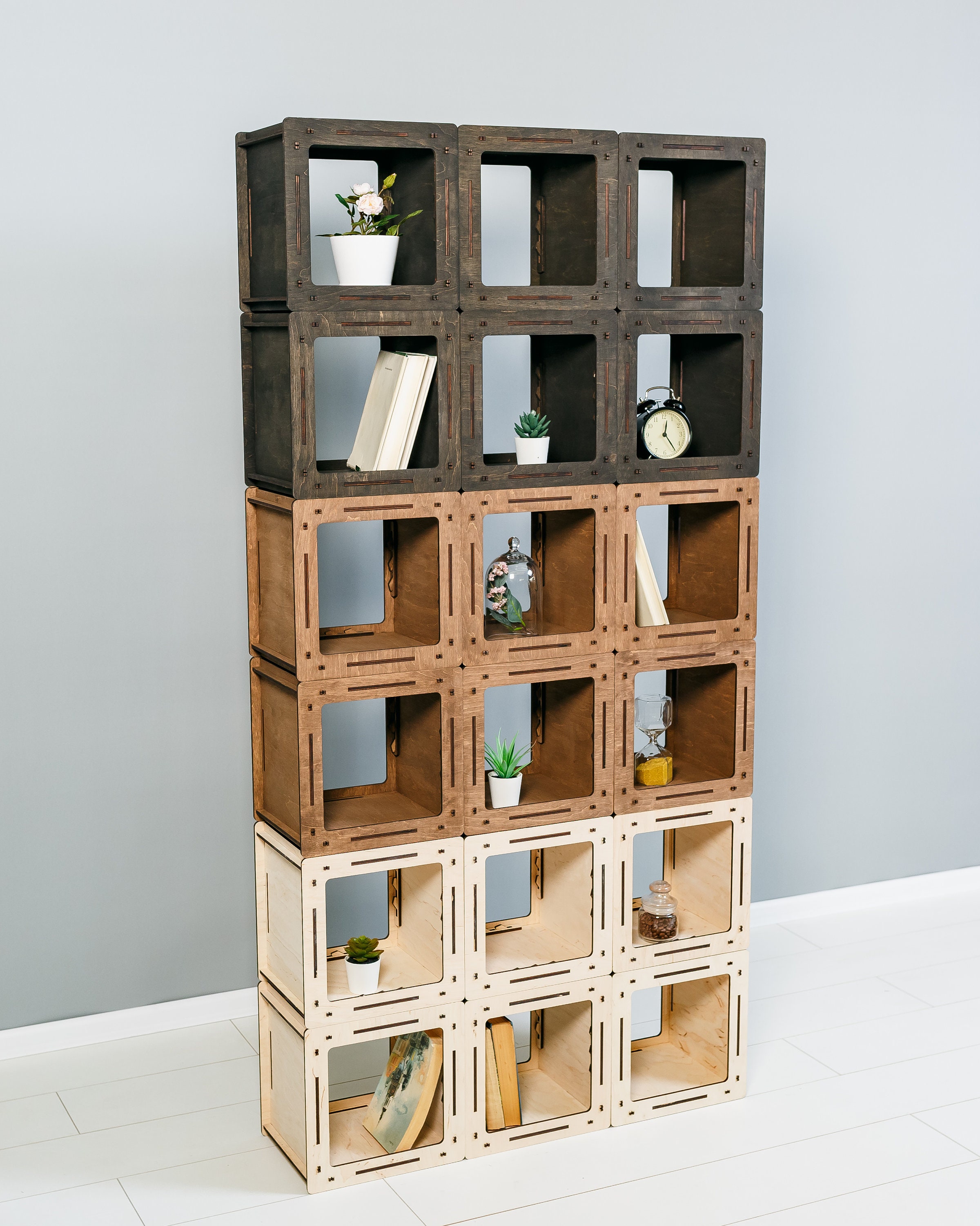 Schrank Bücherregal Handgemachtes Bücherregal Würfel | Etsy