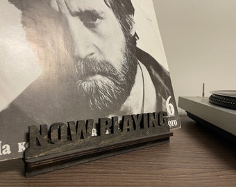 Now Playing Display Stand, Schallplattenregal, Tabletop LP Display, Haltealbum, Now Spinning, Schallplattenlager, Musikliebhaber