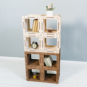 Small Bookcase, Freestanding bookcase, BookcaseStylish Bookshelf, Bookcase with Cabinet, Decorative Storage, Display Shelving