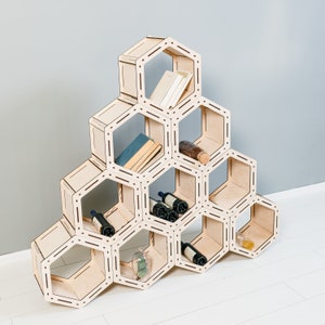 Sechseck Regale Floating Regal Eingangsregale Waben | Etsy