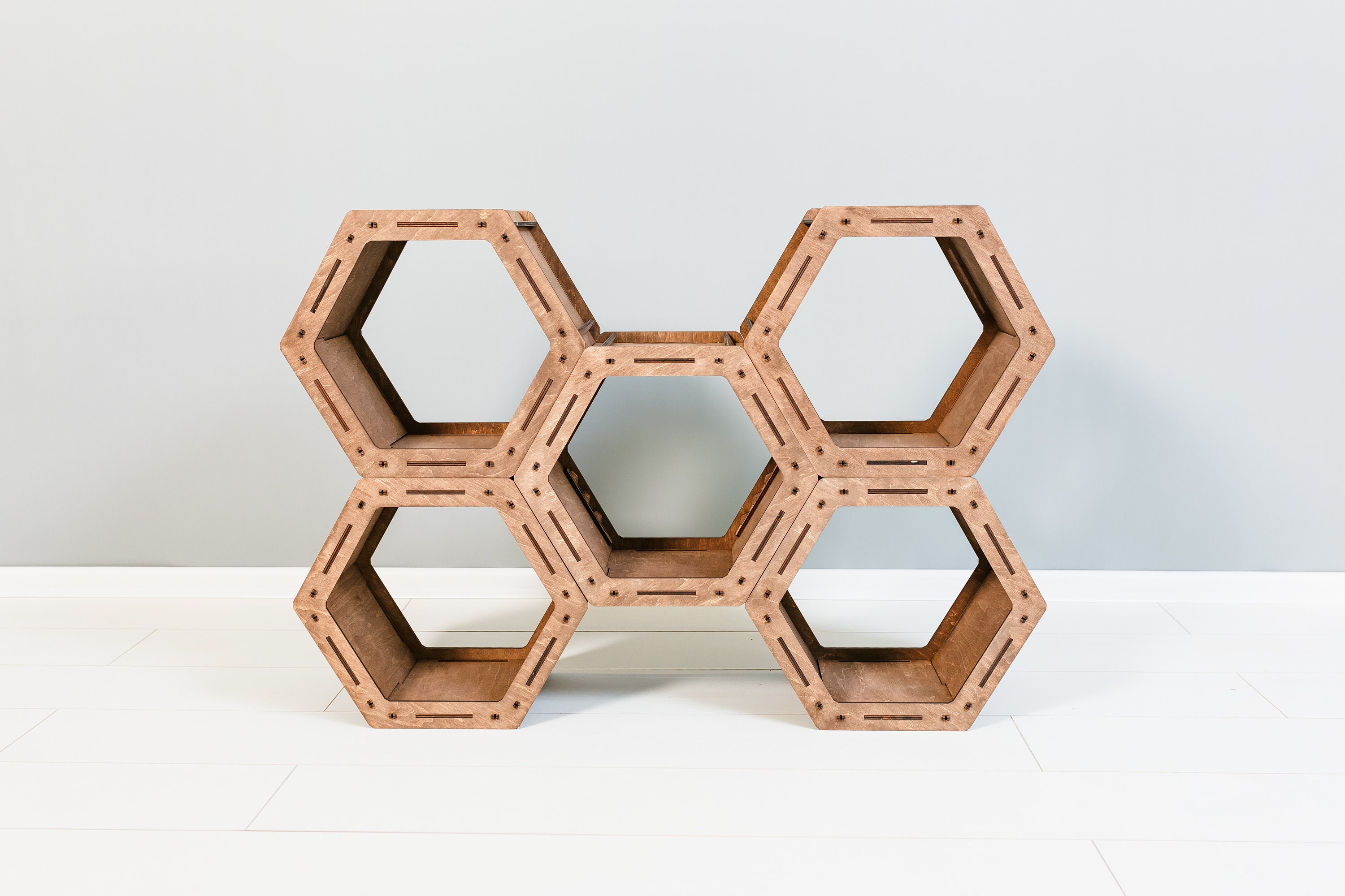 Hexagon shelves Loft shelf Geometric Shelves Etsy