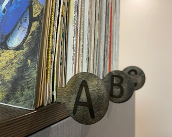 Vinyl divider, Both sides, Record dividers, Handmade, Vinyl record Dividers, Record Separator, Album dividers, Book dividers