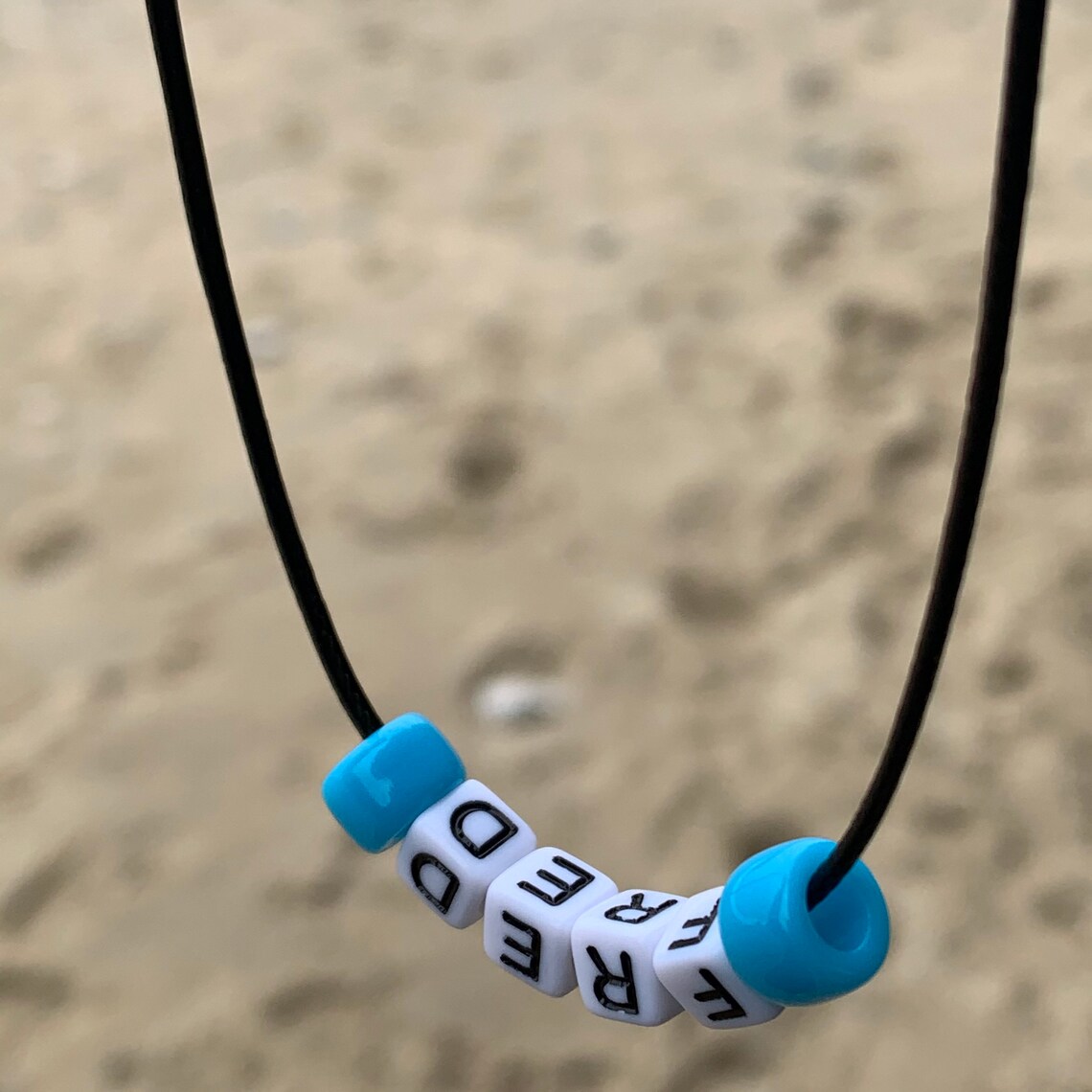 Handmade Personalized Bead Name NecklacePersonalised Etsy