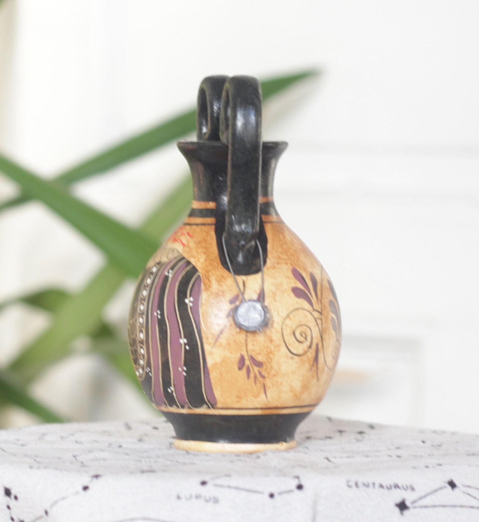 Zeus God Greek Pottery Vase Ancient Greek Mythology Ceramic Etsy