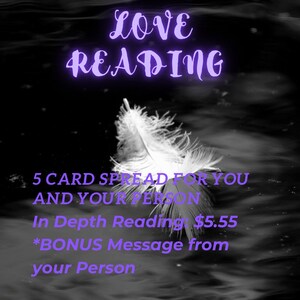 Lettura d'amore* 5 Card Spread per te e la tua persona