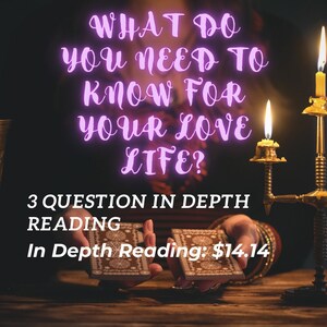 LOVE LIFE READING* Diffusione generale di tre domande