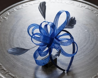 Women's Flower Fascinator Hat with Clip and Headband - 6 colors