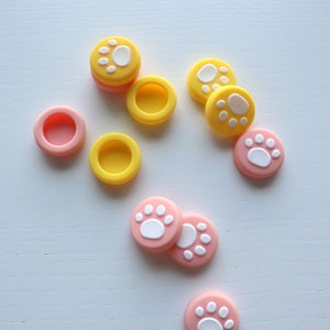 Pastel Paw Print Joycon Thumb Grips