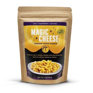 Magic Cheese Vegan Cheese Sauce, Cheddar Cheese Powder for Vegan, Nacho Dipping Sauce, Mac & Cheese,  Dairy Free, Low Sodium