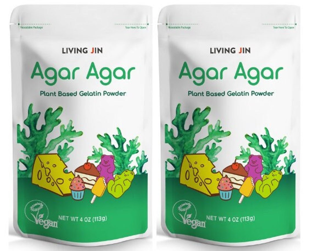 Pure Agar Powder 8oz Vegan Gummies Jam Pudding Thickener Etsy