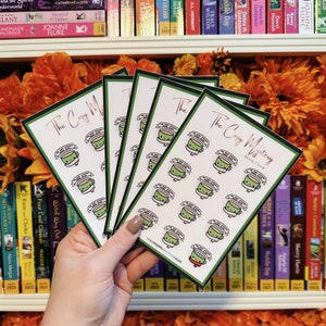 Sticker Sheet | Mark Your Calendar for The Cozy Mystery Book Club's Livestream Dates