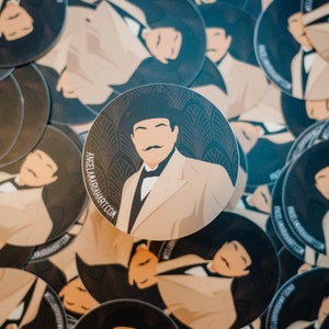 Hercule Poirot  Sticker | Agatha Christie&#39;s Famous Detective, The Mysterious Affair at Styles (May 2024)