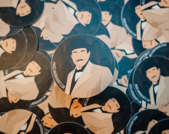 Hercule Poirot-klistermärke | Agatha Christies berömda detektiv, Den mystiska affären på Styles (maj 2024)