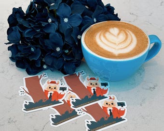Detective LLama Sticker | Sleuthing Sidekicks & Cozy Companion Cuteness