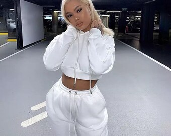 all white sweatsuit
