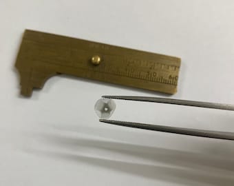 0.26ct Natural Trapiche Diamond Slice: Rare Star Polki Gemstone