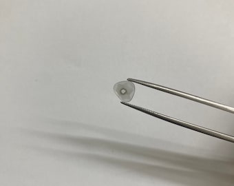 Rare 0.25ct Natural Trapiche Diamond Polki Slice - Star Gemstone (6.5x7.0x0.5mm)