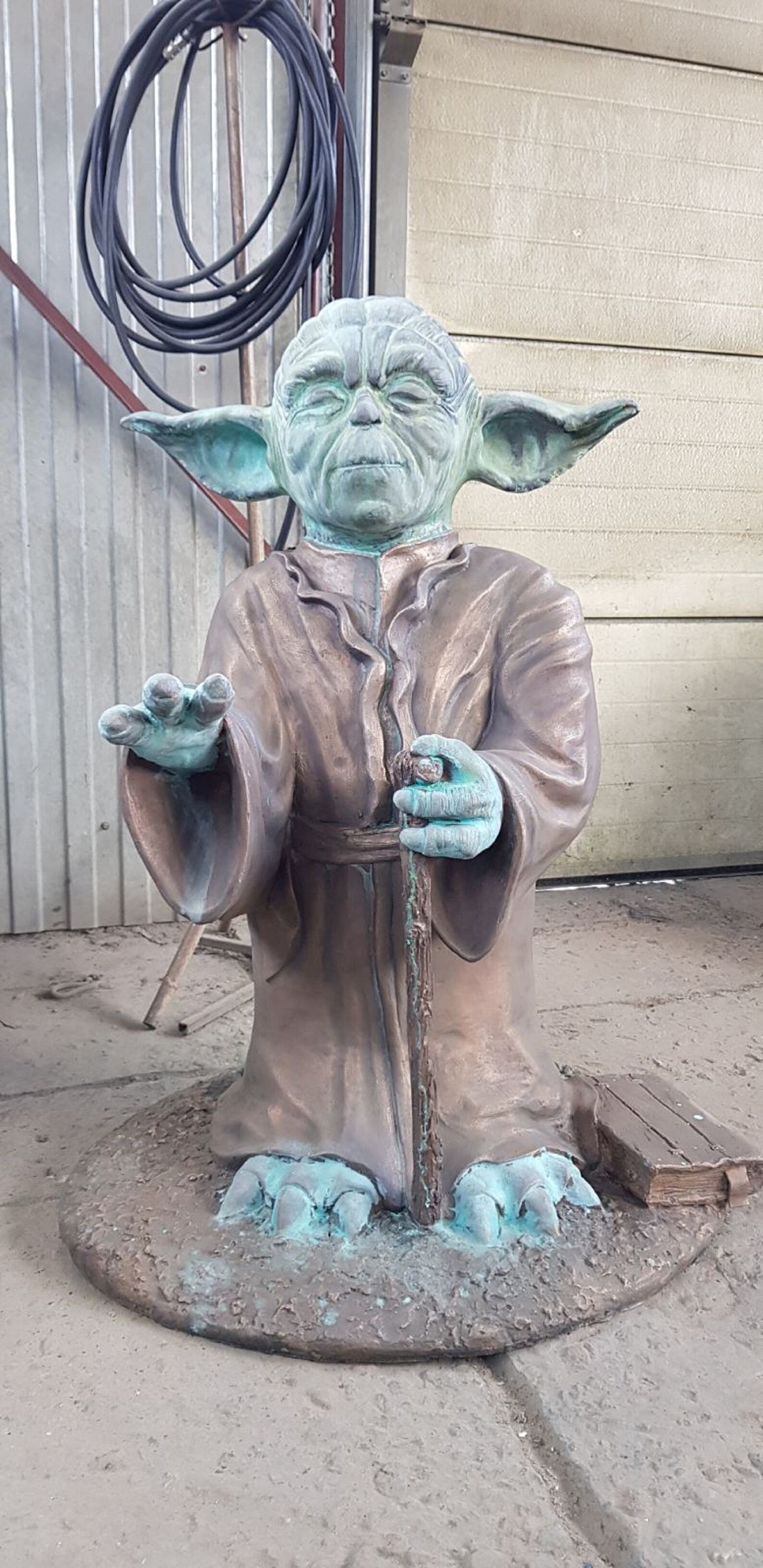 Star Wars Yoda Original Bronze Sculpture Limited Edition Etsy