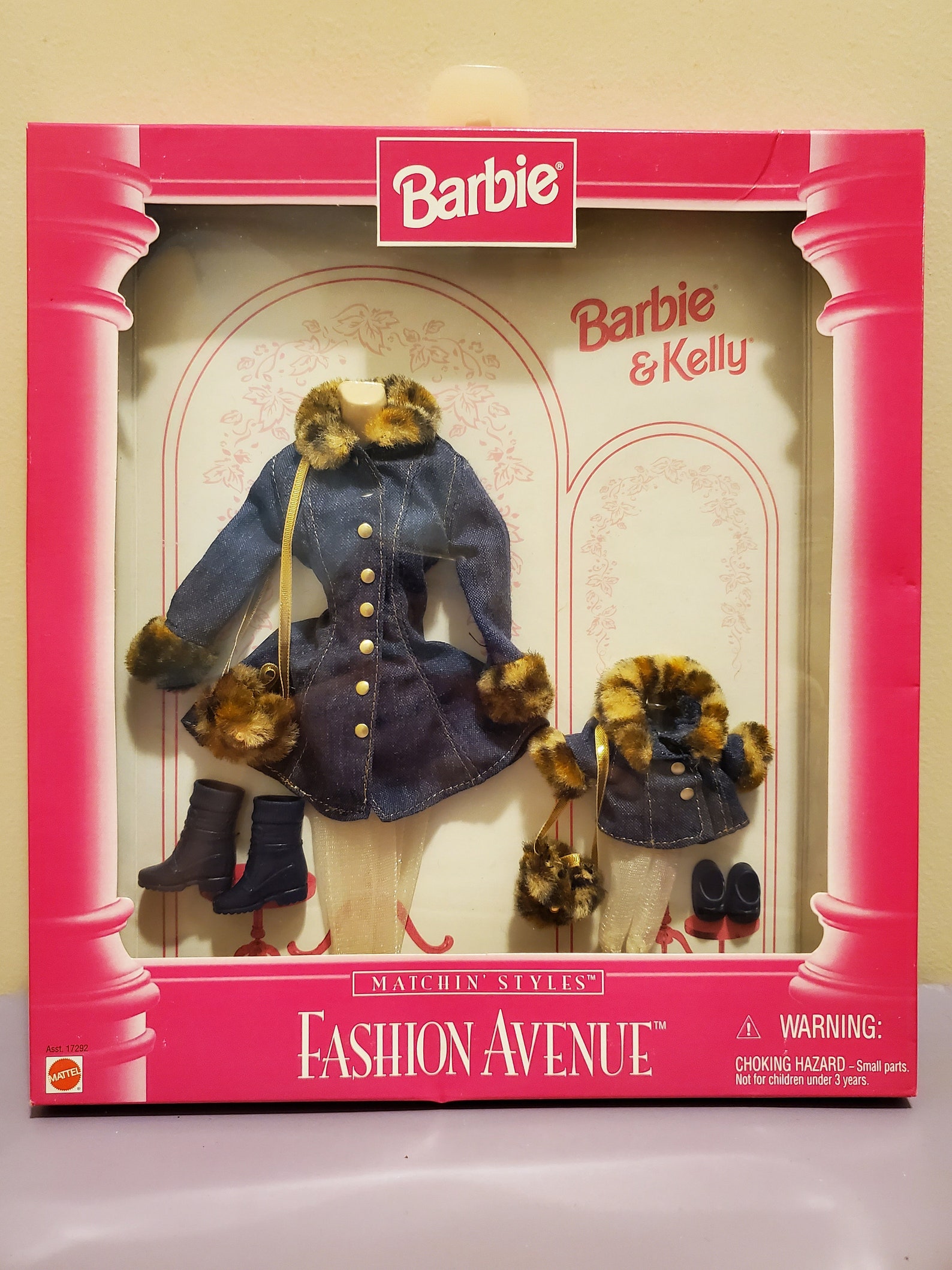 Barbie & Kelly Fashion Avenue Matchin Styles Fur Collar Coats | Etsy