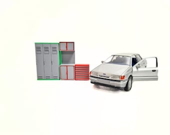 1/24スケール ガレージジオラマキット – ダイキャストモデルカー用