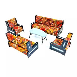 Home furniture Diorama parts 1:18 scale Living room furnishing Scale model decor
