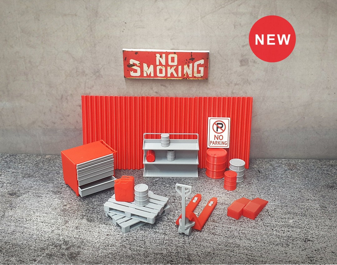 Car Garage Tools Set. Scale 1:24. Auto Service Equipment. Miniature ...
