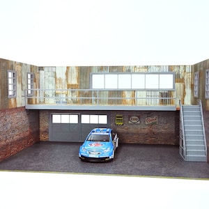 Garage diorama kit 1:10 - Etsy 日本