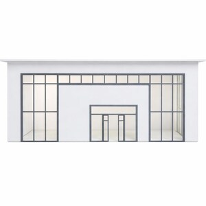 1:43 Maßstab LED Auto Showroom Diorama Kit Diecast Model Car Display Garage