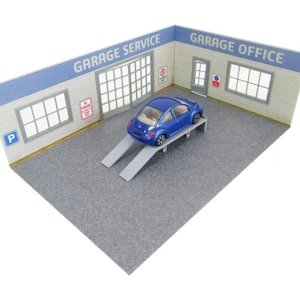 Office-Garage 1:43 Scale Diorama Kit Miniature Model Car Display Scene SIZE 1/43