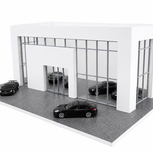 サービスガレージジオラマキット 1:64スケール – モデルカー