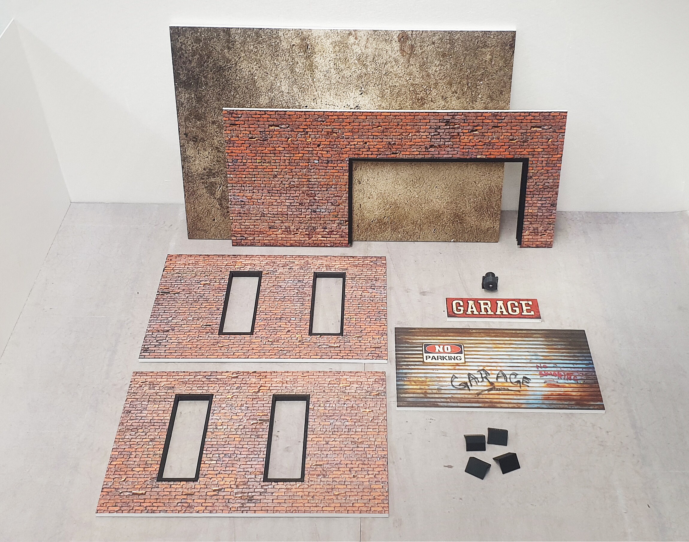 1/18スケール ブリックサービスガレージ ジオラマモデルキット - Etsy 日本