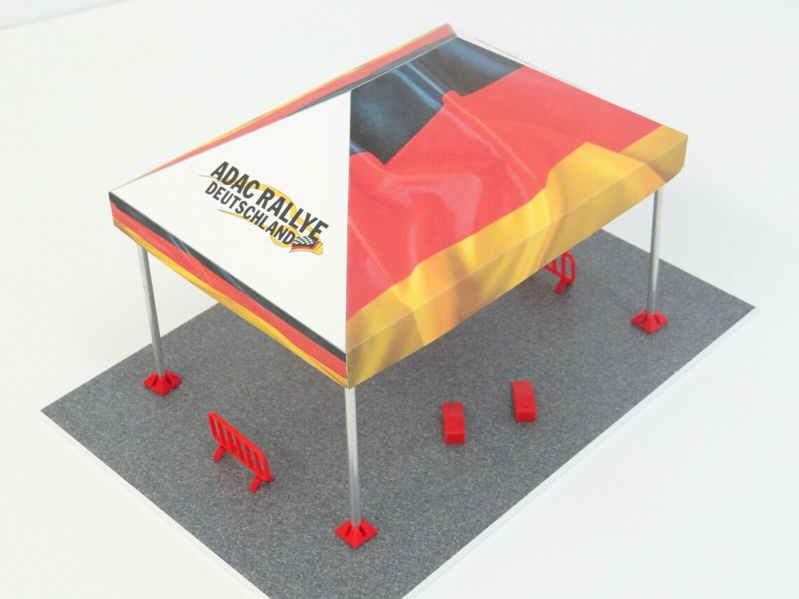 Sport Car Tent Rally Tent With Parking Base Diorama Display in Etsy