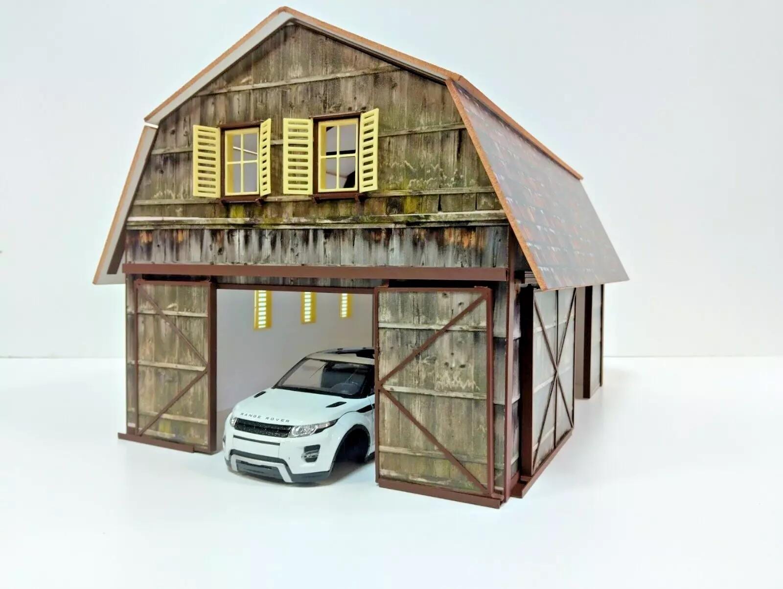 Swg Barn G Gauge Loco Shed Station Kit 1:22.5 Scale Railway Barn Diorama ...
