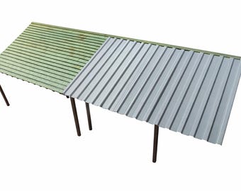 Golfplaten dakplaten schaal 1/18: diorama-bouwonderdelen