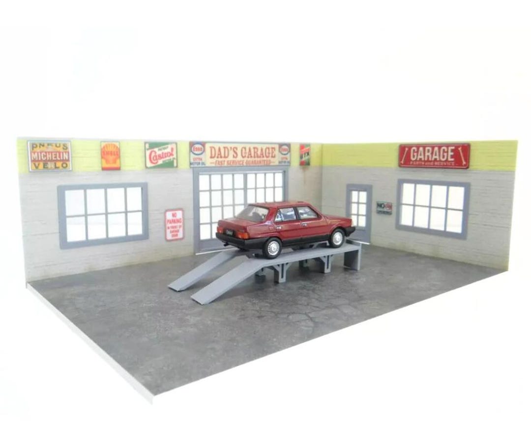 ★ Diorama Garage Plate　　　　　　　　　　　　　　【数限】 ☆ Diorama Garage Plate【数限】